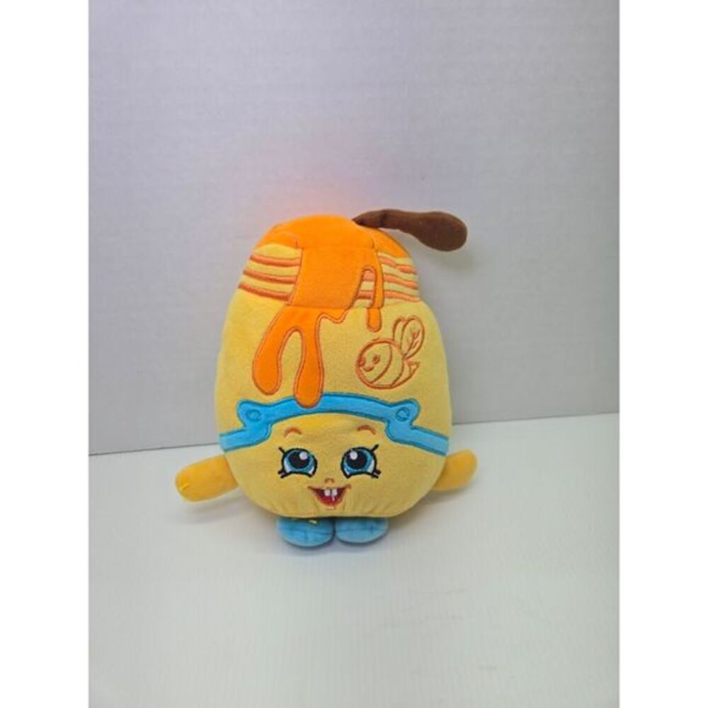 Shopkins Honeeey Honey‎ Pot Jar Approx. 8 Inch  Small Plush Stuffed Animal